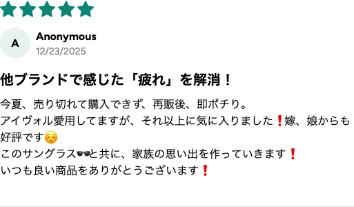 購入者レビュー アイヴォル愛用者も乗り換える完成度 ★5