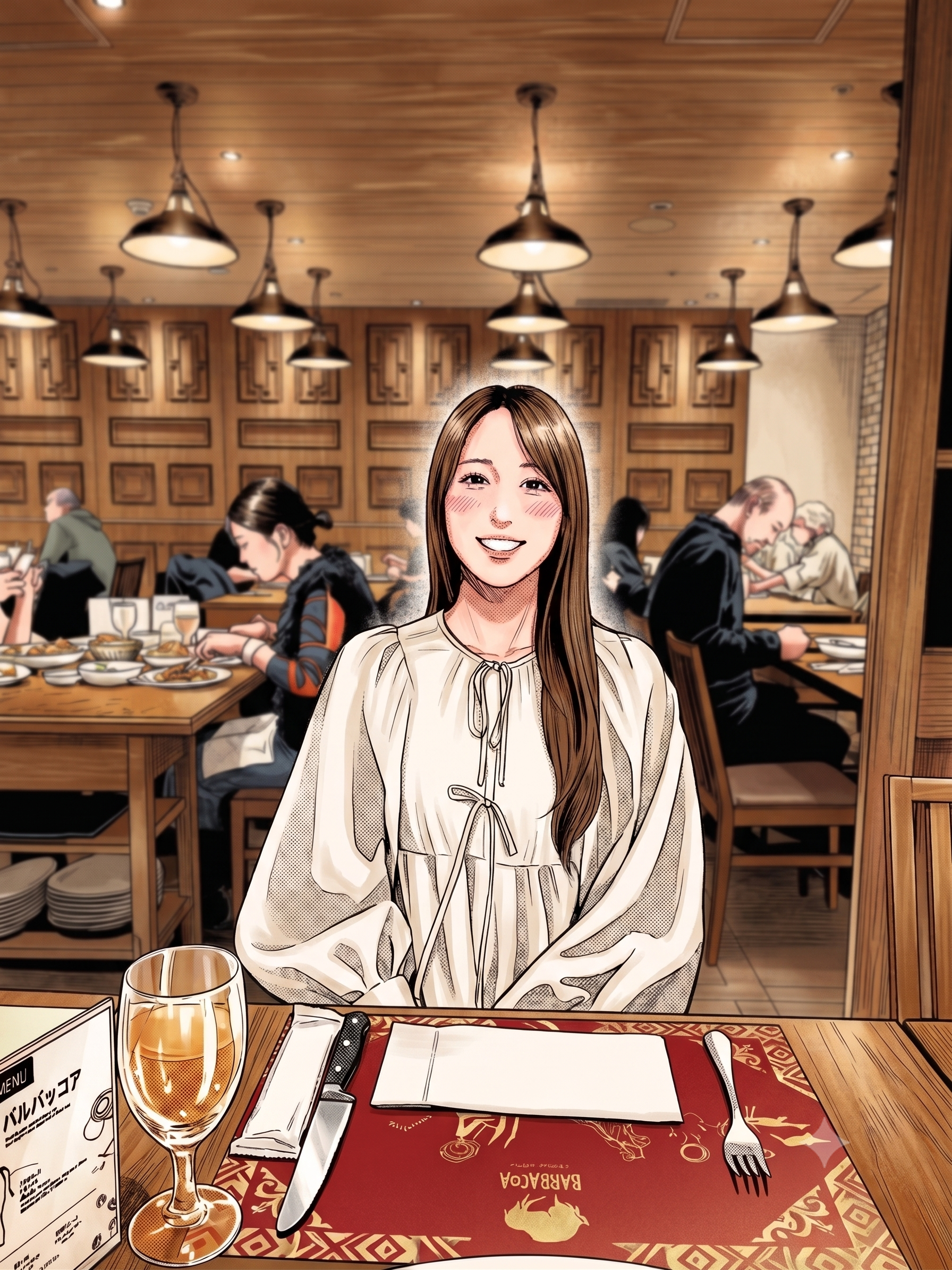 顧客サポート担当 ひかり (アバターイラスト・正面)