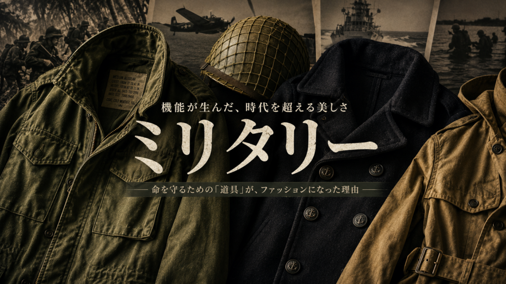 軍服は、なぜ今も街で着られているのか？